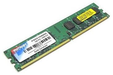 Память DDR2 2Gb 800MHz Patriot PSD22G80026 RTL PC2-6400 CL6 DIMM 240-pin 1.8В фото 1