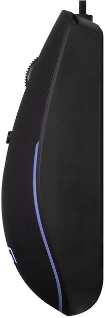 Мышь Оклик 100M черный оптическая (1600dpi) USB для ноутбука (4but) фото 5