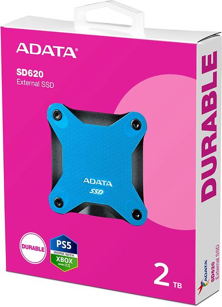 Накопитель SSD A-Data USB3.1 2TB SD620-2TCBL SD620 2.5" синий фото 6