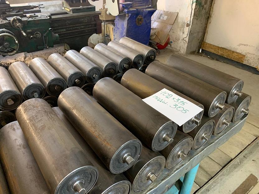 Конвейерные ролики усиленные диаметр 102, длина 315 мм фото 1