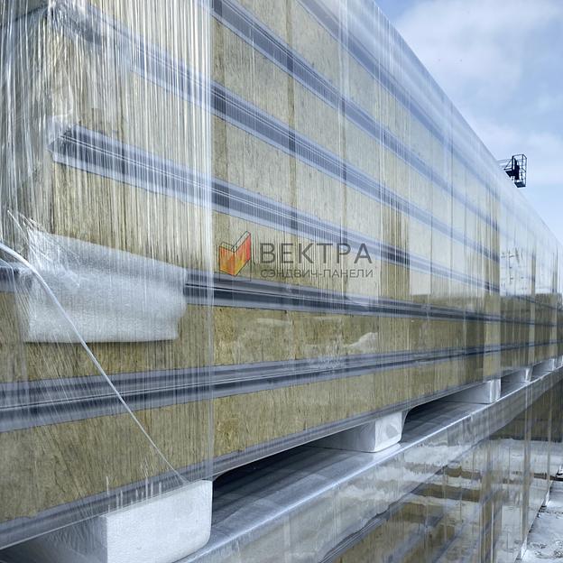 Стеновая сэндвич-панель минвата 100мм фото 2