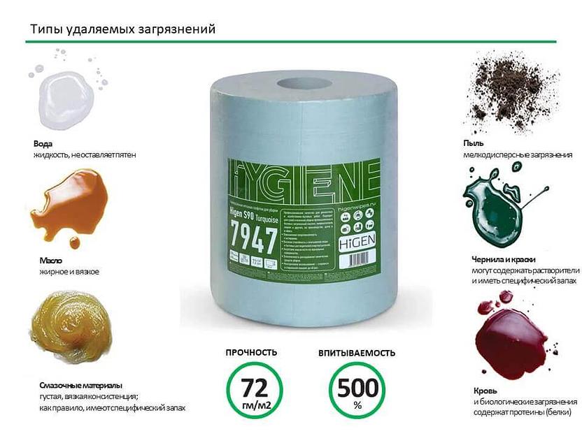 Универсальные безворсовые нетканые салфетки Higen S90 арт. 7947 фото 2