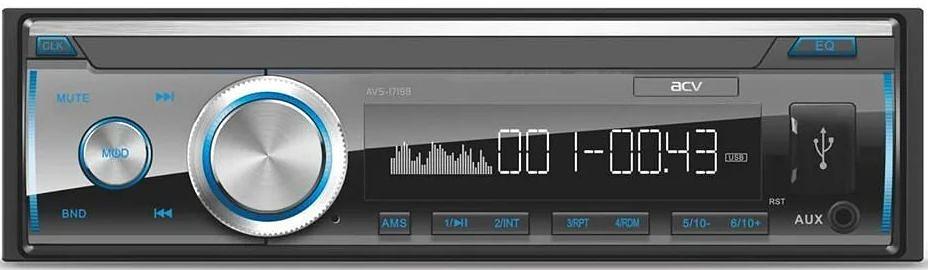 Автомагнитола ACV AVS-1719B 1DIN 4x45Вт фото 1