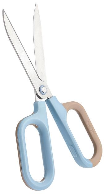 Ножницы Deli ENS055-BL Nusign офисные 180мм титановое покрытие сталь синий фото 2