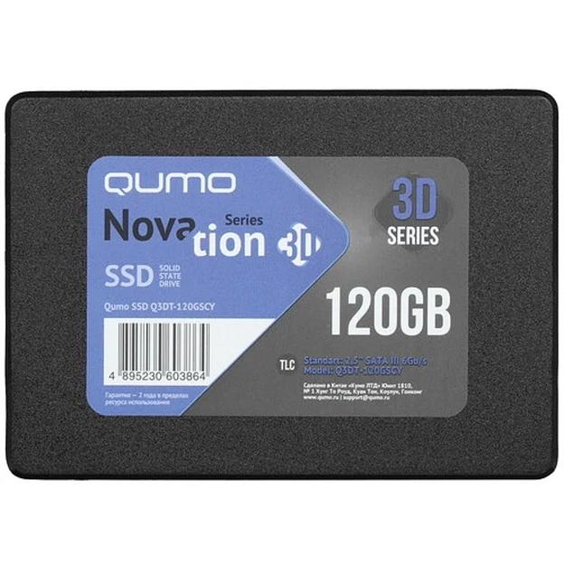 Накопитель SSD QUMO SATA3 120GB 2.5" 3D Q3DT-120GSCY OEM фото 1