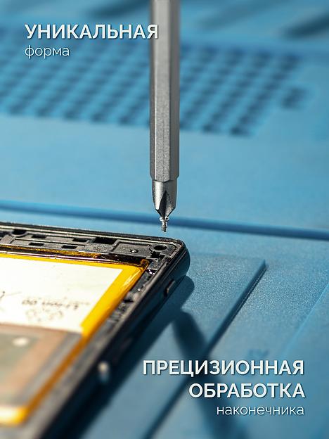 KRAFTOOL Universal-12, PH 0-1-2-3-4, PZ 1-2-3-4, SL 5, 6, 8 мм, 12-в-1, универсальная переставная отвертка с двусторонним стержнем (26168) фото 3