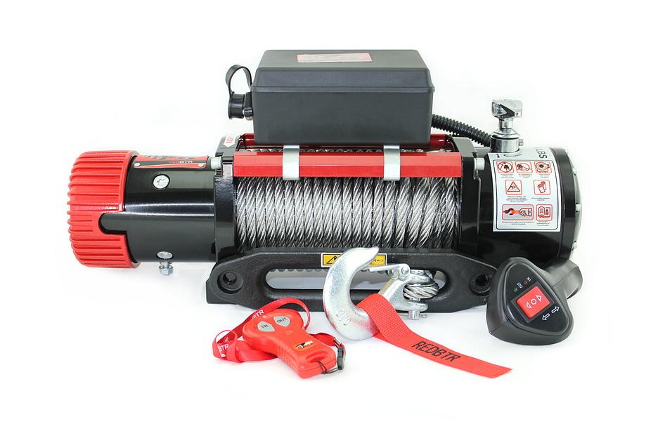 Лебедка штатная УАЗ СГР 12В 9500 lbs ОПТ фото 1