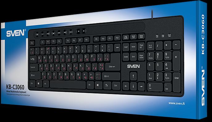 Клавиатура SVEN KB-C3060 (113 кл.) Sven SV-020125 фото 4