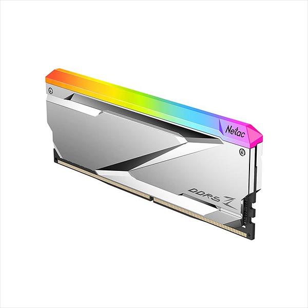 Оперативная память Netac Z RGB 32GB (2x16GB) DDR5-6600 (PC5-52800) C34 Silver 34-40-40-105 1.4V XMP Dual DIMM Kit (NTZED5P66DP-32S) фото 4