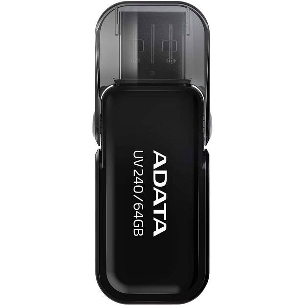 Флеш накопитель 64GB A-DATA UV240, USB 2.0, Черный фото 2