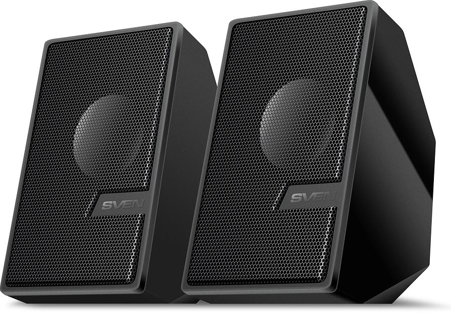 Компьютерная акустика 2.0 Sven 340 черная (6 Вт, питание USB, BT) фото 1