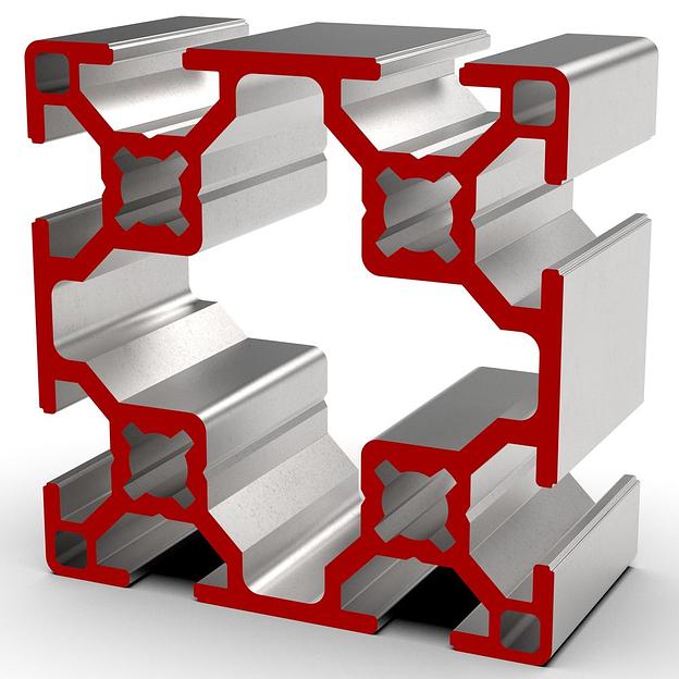 Конструкционный профиль 30 серия 8 паз 60х60 мм, опт фото 1