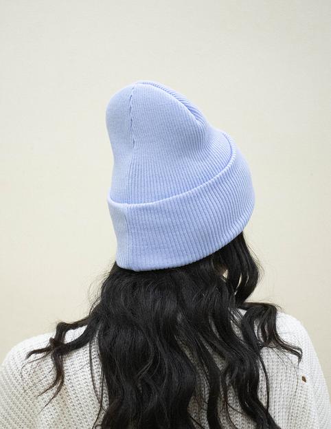 Шапка лопата голубая ОПТ фото 4