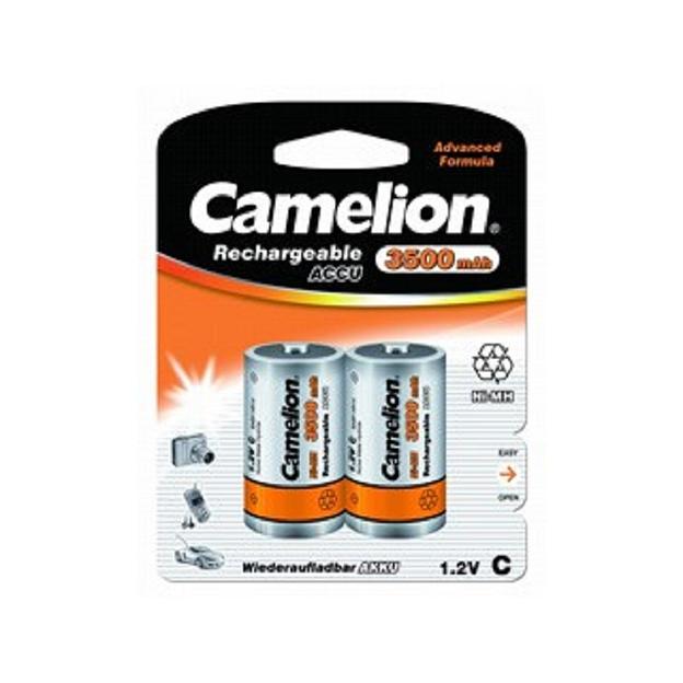 Camelion C- 3500mAh Ni-Mh BL-2 (NH-C3500BP2, аккумулятор,1.2В) (2 шт. в уп-ке) фото 1