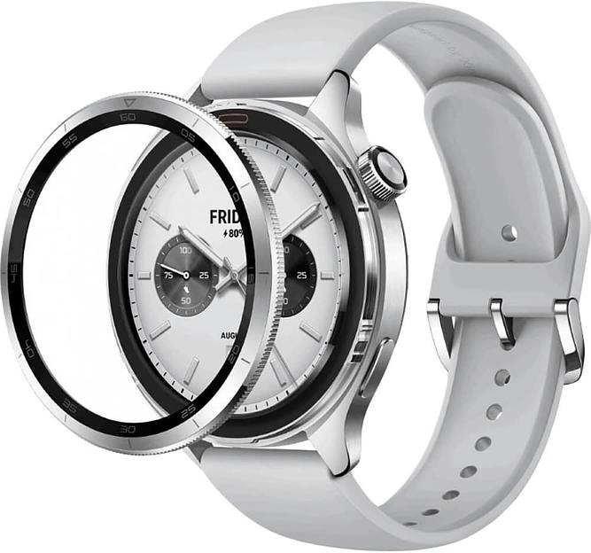 Смарт-часы Xiaomi Watch S4 47мм 1.43" AMOLED корп.серебристый рем.серый (BHR9197GL) фото 3