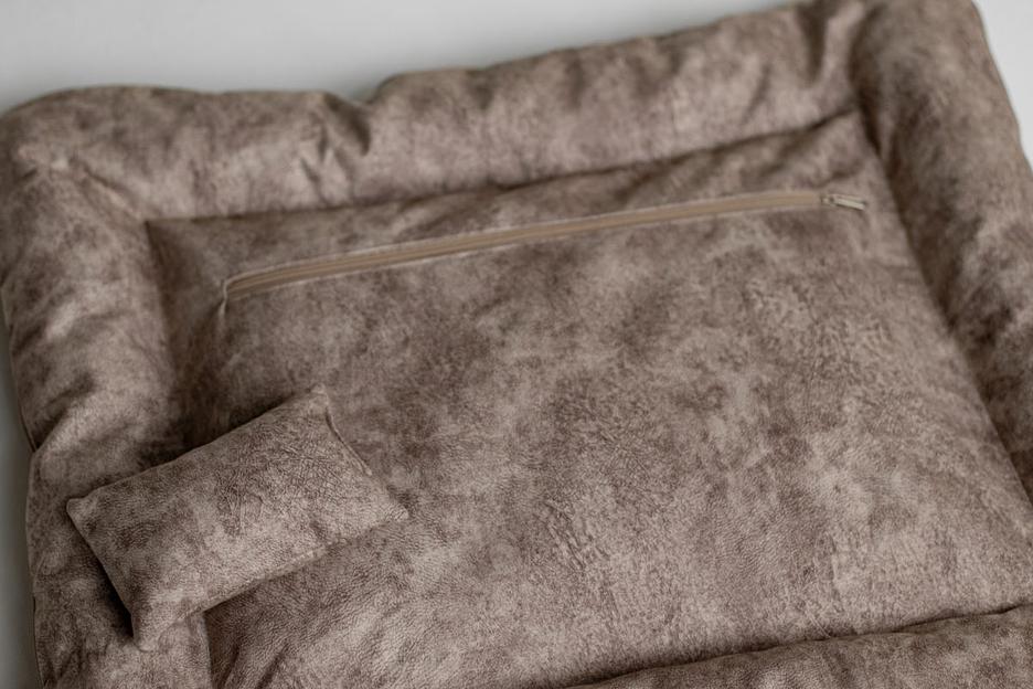 Лежак-матрас Марсель (велюр) №1 Camel для домашнего питомца ОПТ фото 5