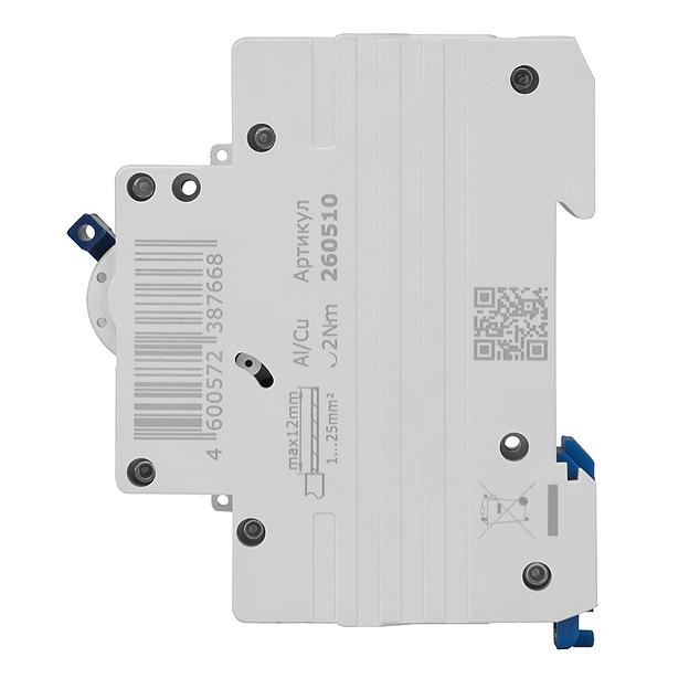 Выключатель автоматический модульный 1п C 40А 6кА OptiDin BM63-1C40-УХЛ3 КЭАЗ 260510 фото 3