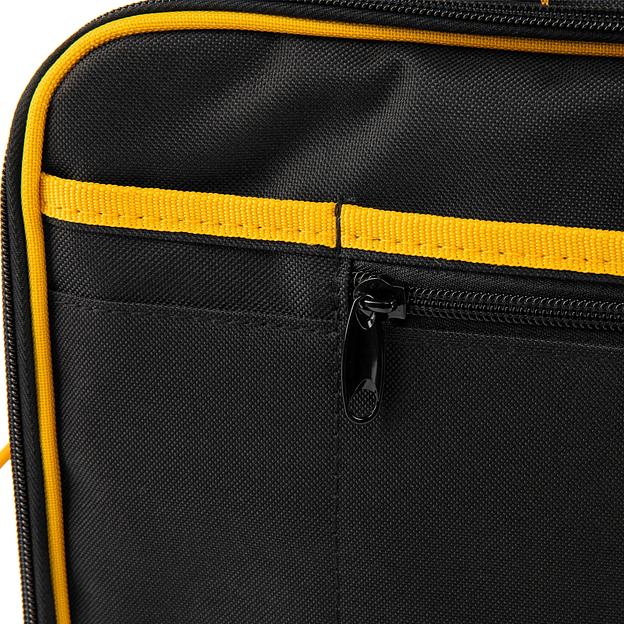 Сумка для инструмента, 400х170х300 мм, 3 отделения, 28 карманов, наплечный ремень// Denzel фото 7