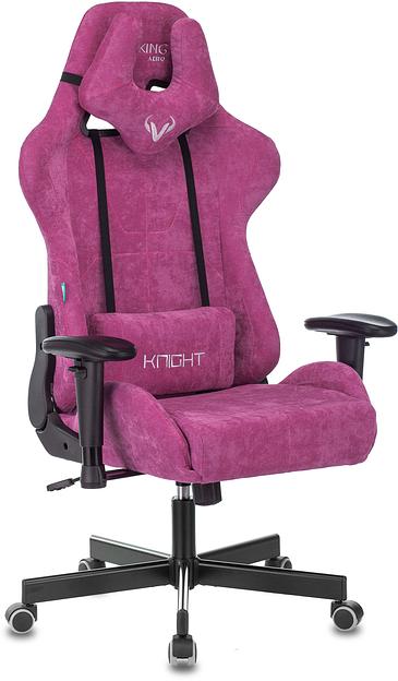 Кресло игровое Бюрократ VIKING KNIGHT Fabric малиновый Light-15 с подголов. крестовина металл фото 1