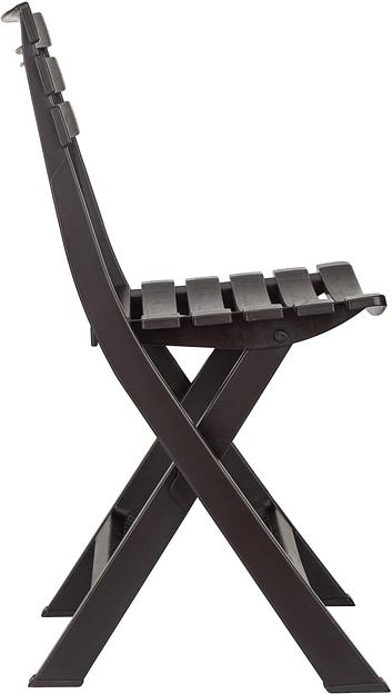 Стул садовый Domfy Garden Chair пластик (компл.:2шт) коричневый/темный шоколад (DOMFY GARDEN CHR/DBR) фото 4