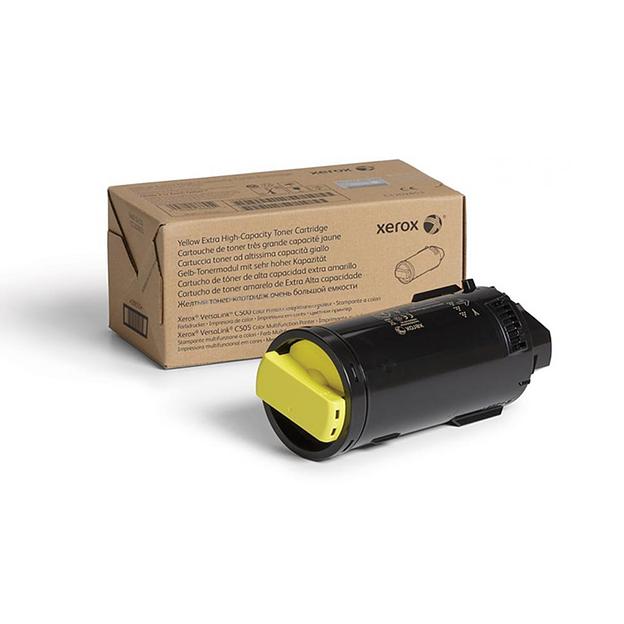 Тонер-картридж экстра повышенной емкости Xerox 106R03886 (жёлтый) фото 1