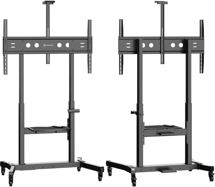 Стойка для телевизора Onkron TS1991 eLift черный 50"-100" макс.120кг напольный наклон фото 3