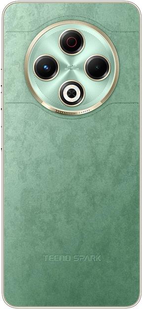 Смартфон Tecno Spark 30 128Gb 8Gb зеленый моноблок 3G 4G 6.78" 1080x2436 Android 14 64Mpix 802.11 a/b/g/n/ac NFC GPS GSM900/1800 GSM1900 TouchSc Protect фото 3
