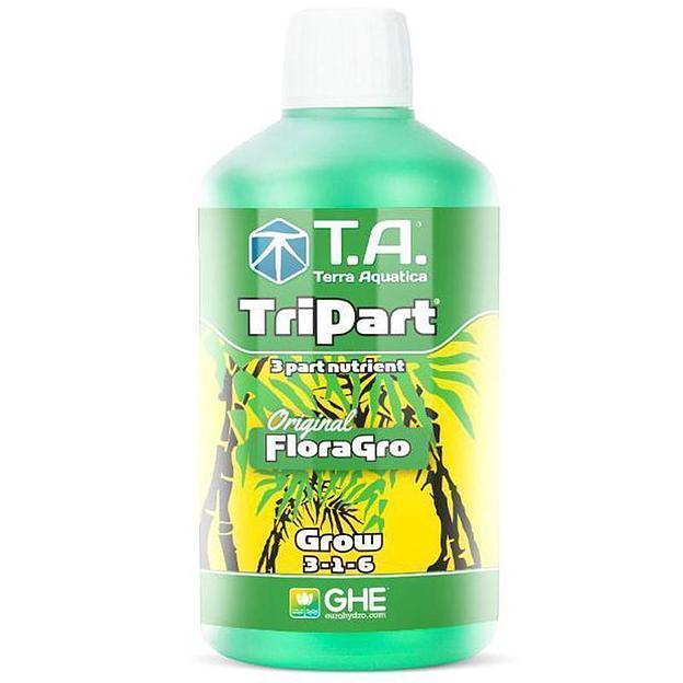 Удобрение T.A. (GHE) TriPart Flora Grow 1л фото 1