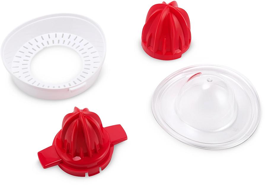 Соковыжималка цитрусовая Maxwell MW-1109 25Вт рез.сок.:700мл. белый/красный фото 5