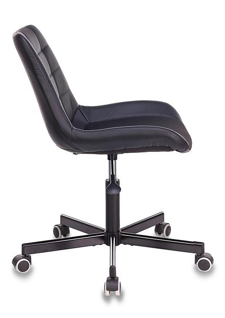 Кресло Бюрократ CH-350M черный искусст.кожа/ткань крестовина металл фото 3