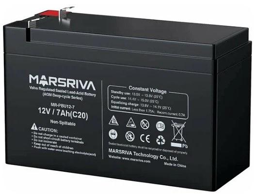Cменный AGM аккумулятор MR-PBU12-7 MARSRIVA фото 2