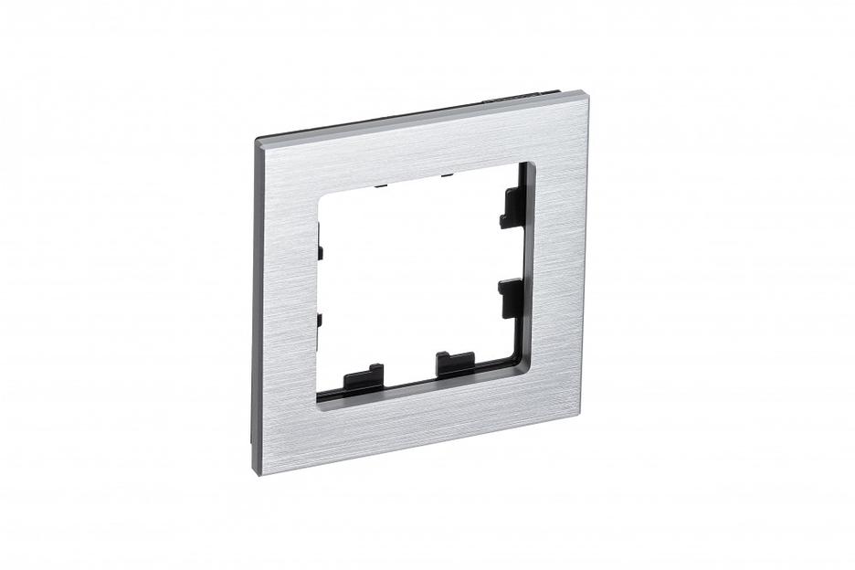 Systeme electric ATN312101 Рамка 1-постовая ATLASDESIGN NATURE, МЕТАЛЛ СЕРЕБРО фото 2