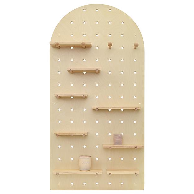 Пегборд Shely, 60х120 см, светлое дерево фото 2