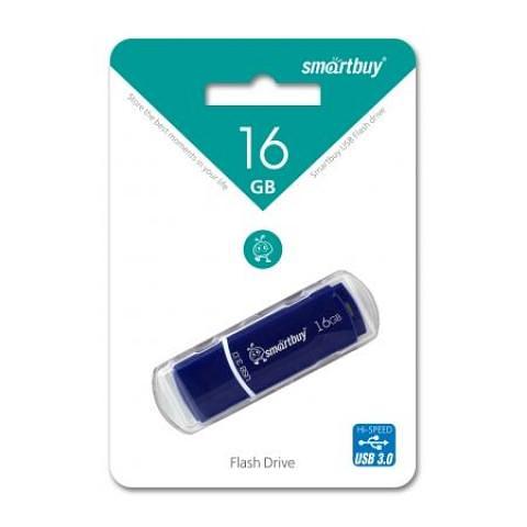 Флэш-накопитель Smartbuy Crown Blue, USB 3.0, 16 GB фото 1