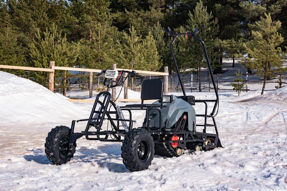 Мотобуксировщик Бурлак М2 FK, 13 л.с., 1250*510*810 мм. фото 7