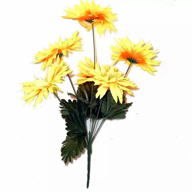 Букет астры 6 голов 34см 274-402 фото 4