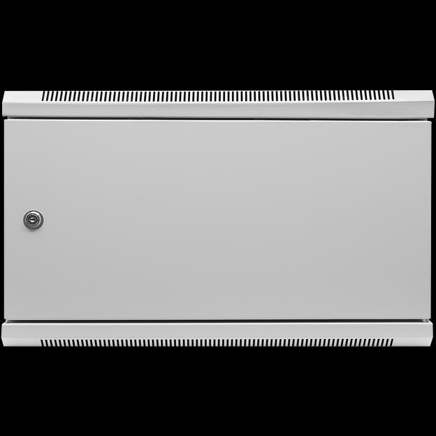 Шкаф телекоммуникационный настенный 6U, 600х450х370мм (металлическая дверь) фото 5