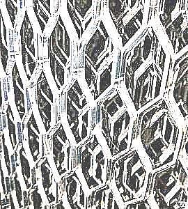 Сетка просечно-вытяжная № 30 оцинкованная (ПВС) 1×10 м опт фото 1