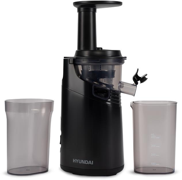 Соковыжималка шнековая Hyundai HY-JS2323 120Вт рез.сок.:400мл. черный фото 2