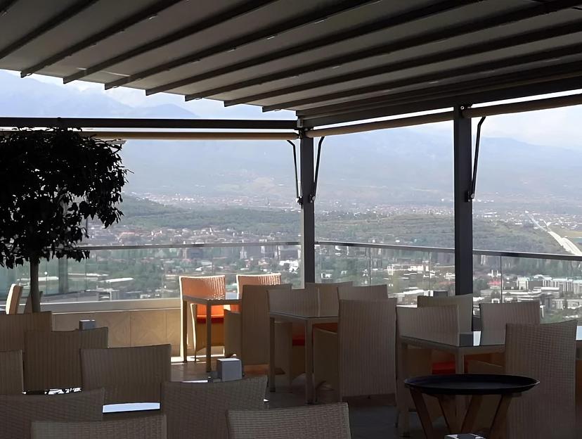 Пергола тентовая для летней террасы фото 3