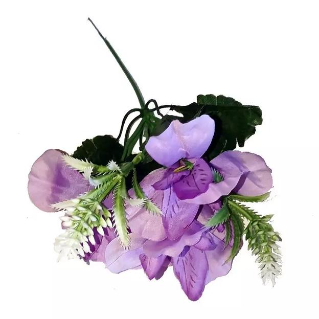 Букет Альстромерии (6 цветков и 2 веточки) 4м071 30см фото 5