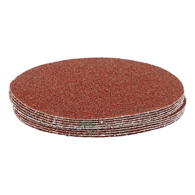 Круг абразивный MATRIX на ворсовой подложке под "липучку", P 40, 125 мм, 10 шт.// 73835 фото 1