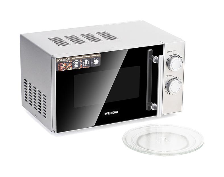 Микроволновая Печь Hyundai HYM-M2040 20л. 700Вт серебристый фото 7