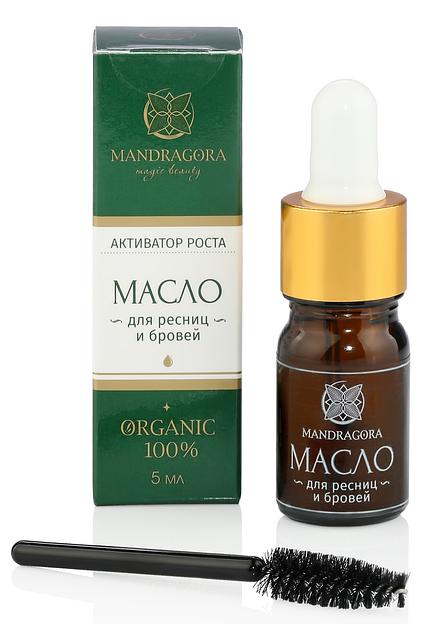 Масло для ресниц и бровей Mandragora magic beauty «Активатор роста» 5 мл ОПТ фото 4