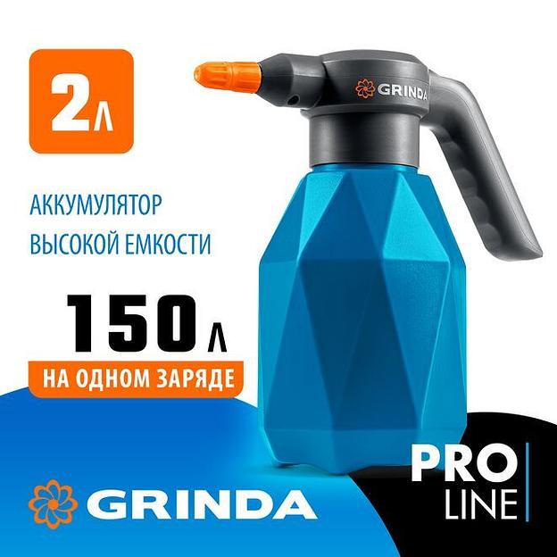 GRINDA 2 л, аккумуляторный опрыскиватель, PROLine (PHS-2) фото 1