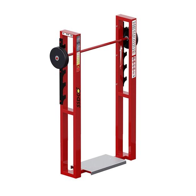 Уличный тренажёр для приседания со штангой ТРС.14 фото 1