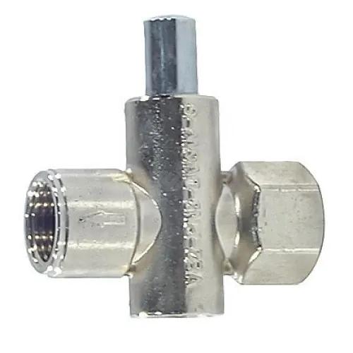 Клапан кнопочный латунь VE2-2 Ду 15 Ру10 ВР G1/2 без рукоятки без фланца Росма 00000013155 фото 1