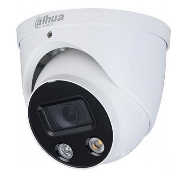DAHUA DH-IPC-HDW3449HP-AS-PV-0280B-S5 Уличная турельная IP-видеокамера TiOC с ИИ и активным сдерживанием 4Мп, 1/2.7” CMOS, объектив 2.8мм, видеоаналитика, ИК 30м, LED 30м, IP67, корпус: металл фото 1
