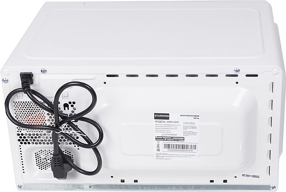 Микроволновая Печь Starwind SMW4220 20л. 700Вт белый фото 3
