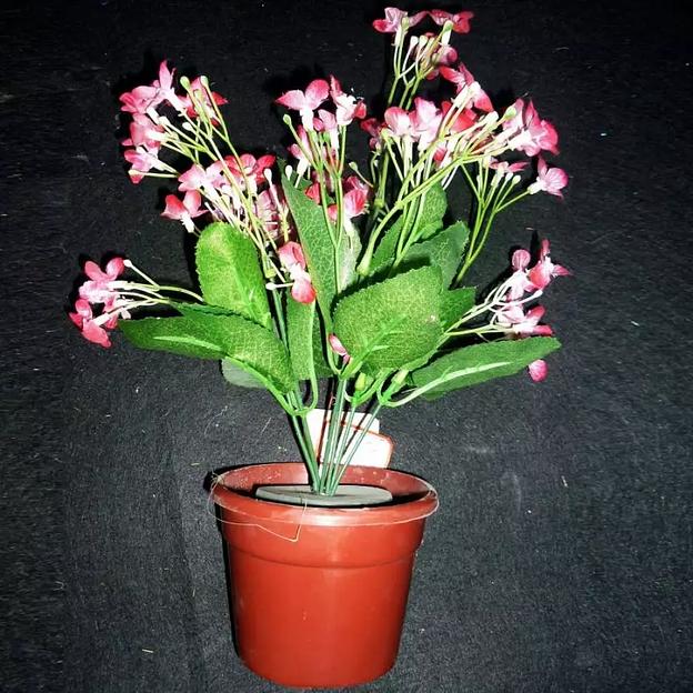 Мелкие цветочки в горшочке 949-02 20см фото 1